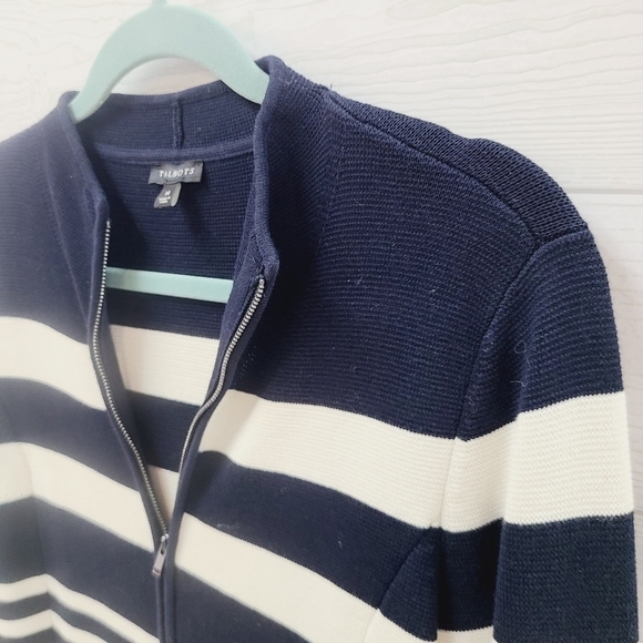 Talbots zip Knit Jacket - Picture 3 of 7